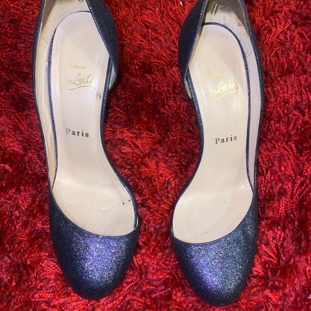 Helmour Glitter Christian Louboutin Heels